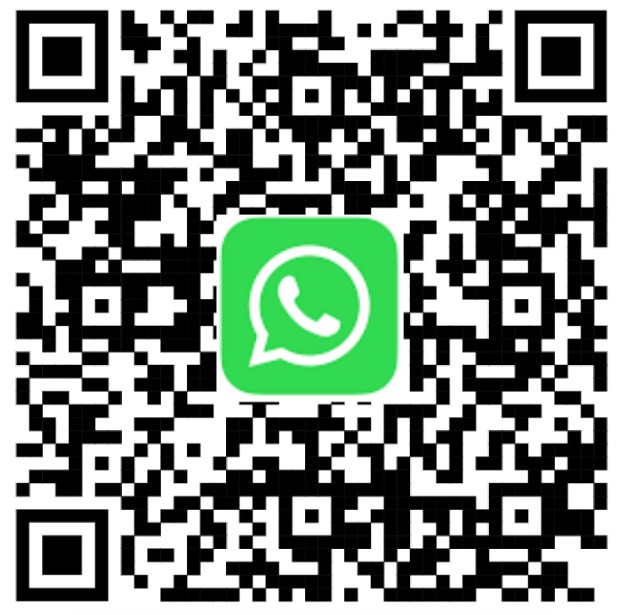 QR code to chat with the BSGTR dealer on WhatsApp